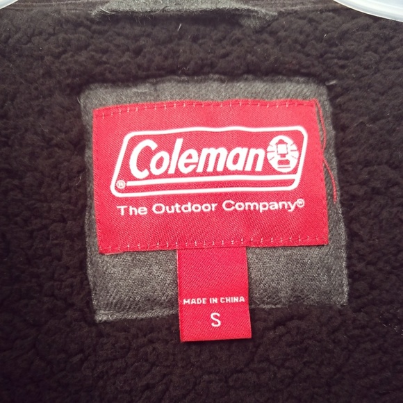 Coleman's Men's Sherpa LINED Cotton Shirt Jacket - Picture 4 of 7